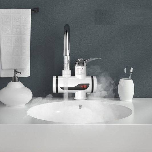 Instant Electric Water Heater Tap with Shower | Digital Temperature Display